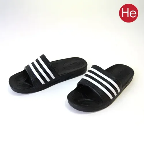 pvc 삼선슬리퍼(검정)