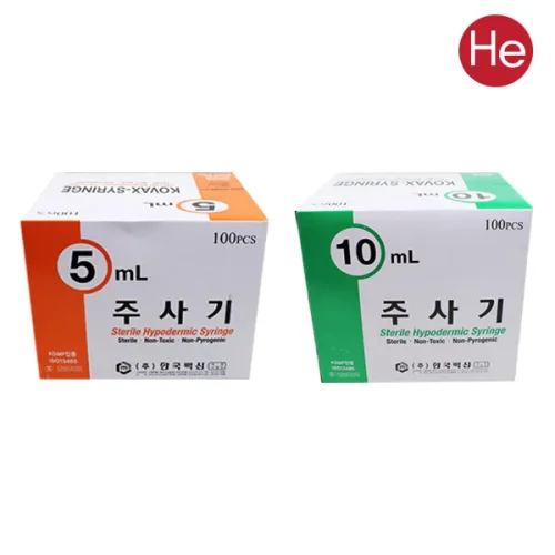 한국백신 일회용 주사기 (무침)