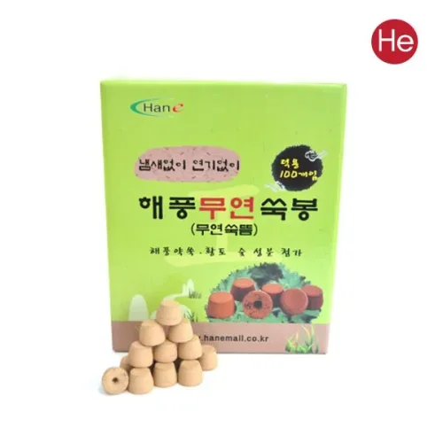 H 해풍 무연 쑥봉 1통 100개입 뜸쑥 쑥봉 약쑥 한방뜸 약뜸