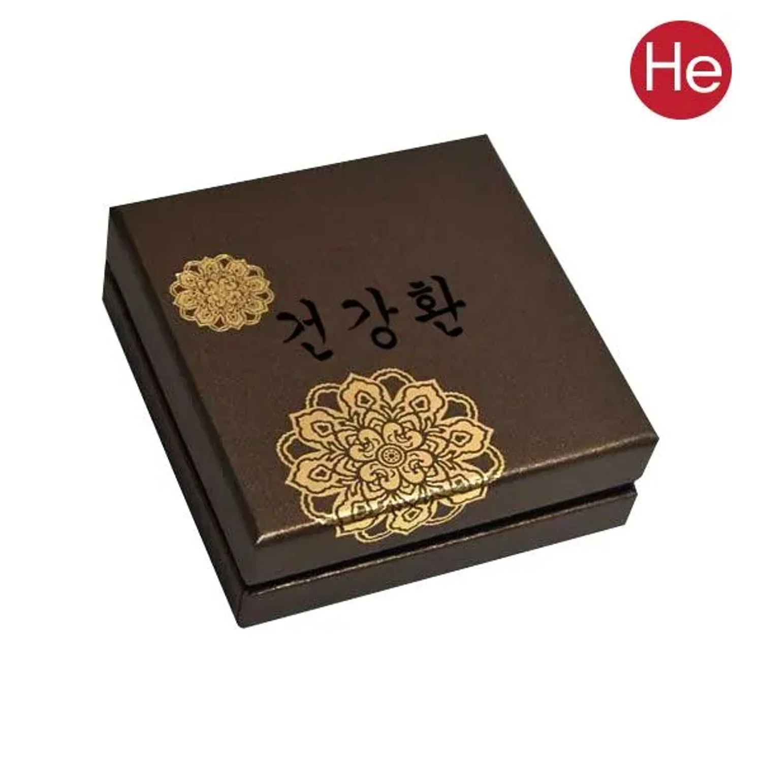 골드브라운 공진단상자 싸바리 청병 선물 박스 케이스 보관 보석함 종이상자