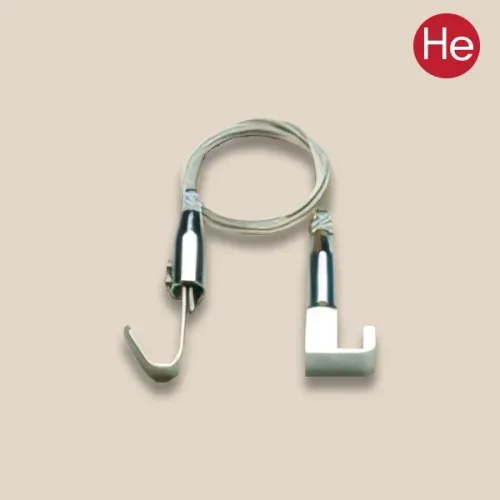 HE와이어 천장 액자걸이 7자형 레일형 액자걸이 1개 천정고정 레일 그림 부속