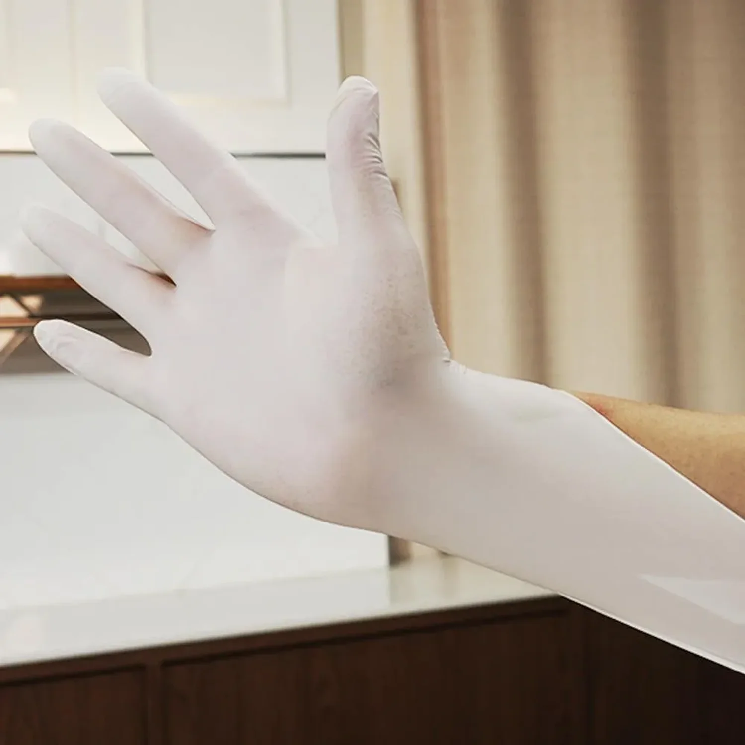 다용도 니트릴장갑 식품용 주방방역 위생장갑 100매 두꺼운