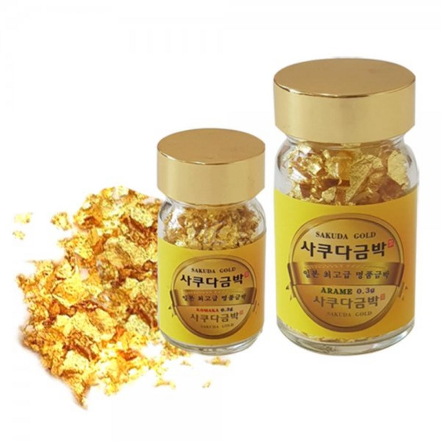 행사 사쿠다 식용금가루 300mg  10병