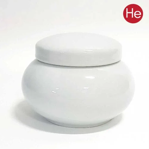 국산 도자기 단지 백자달단지 500g